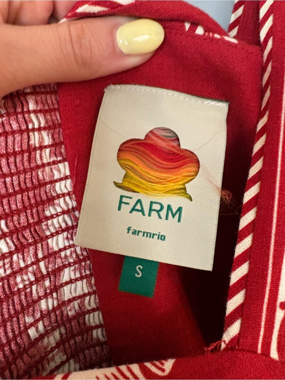 Farm Rio Guanacaste Red Gathering Romper ❤️ - Picture 8 of 8